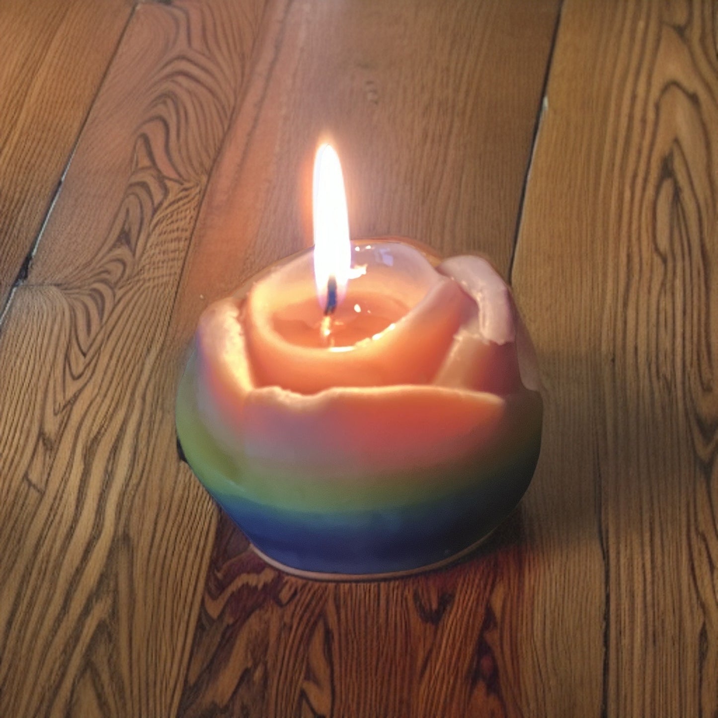 "Rose' Sensation"  Rose shaped candle set