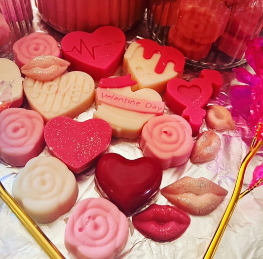 Valentines Day candle and melt bundle