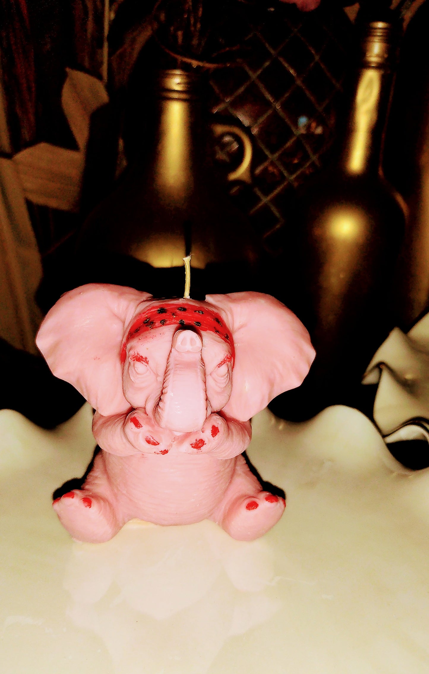 Elephant Candle "JOY"