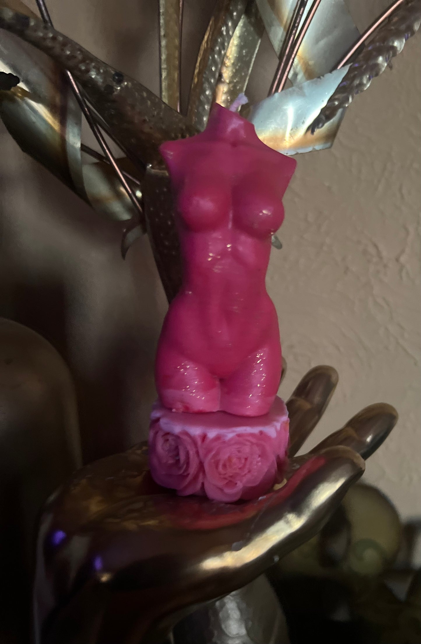 Exotic female torso candles Variety